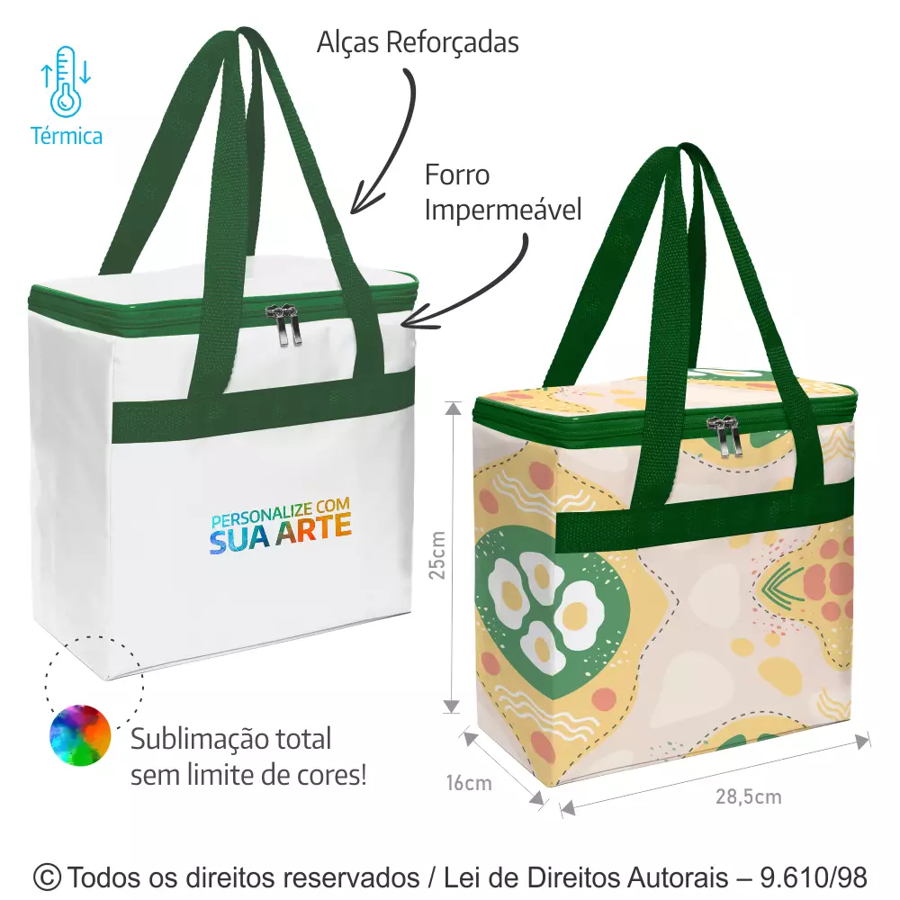 BOLSA TERMICA DE CORDOBA 28,5X25X16CM 243CB