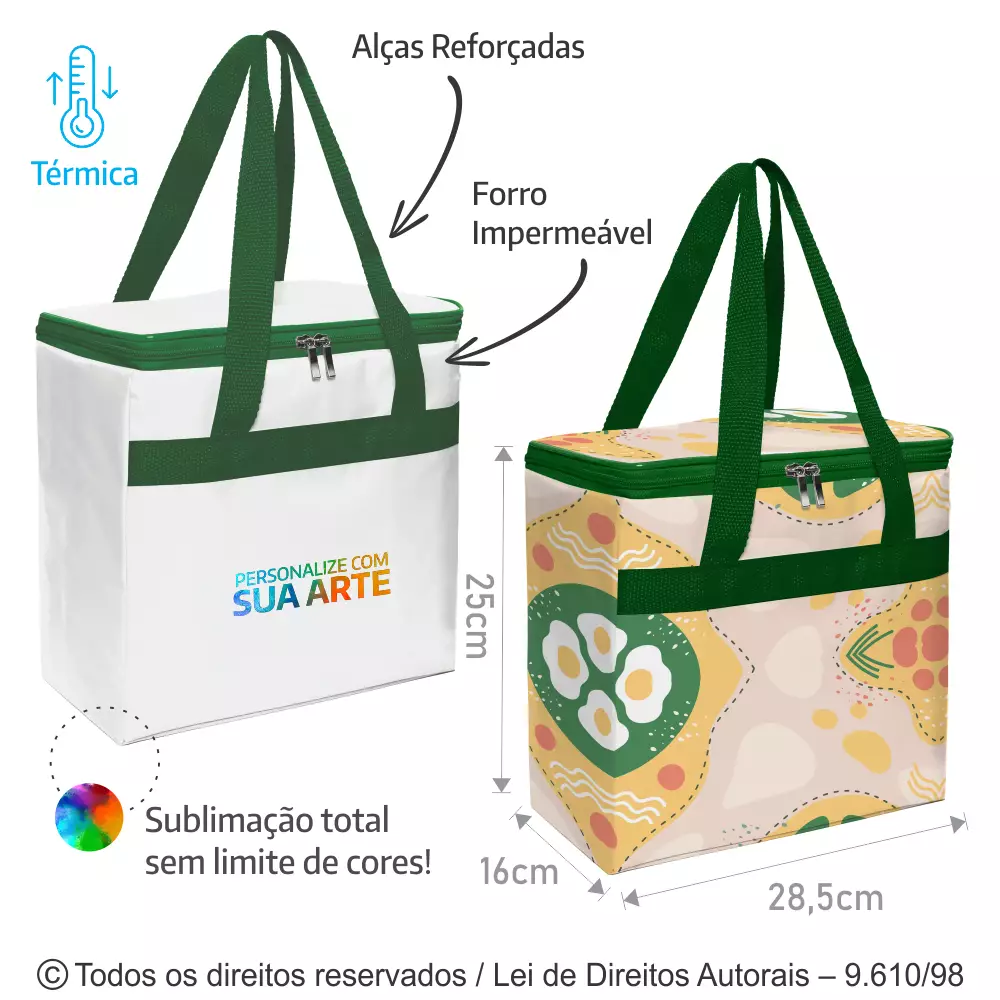 BOLSA TERMICA DE CORDOBA 28,5X25X16CM 243CB