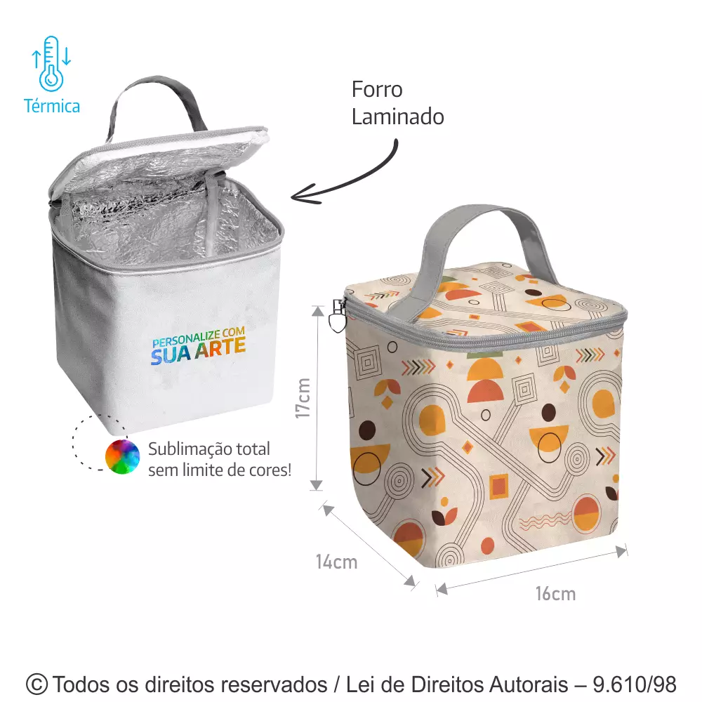 FRASQUEIRA DE CORDOBA 16X17X14CM BRANCO N71C