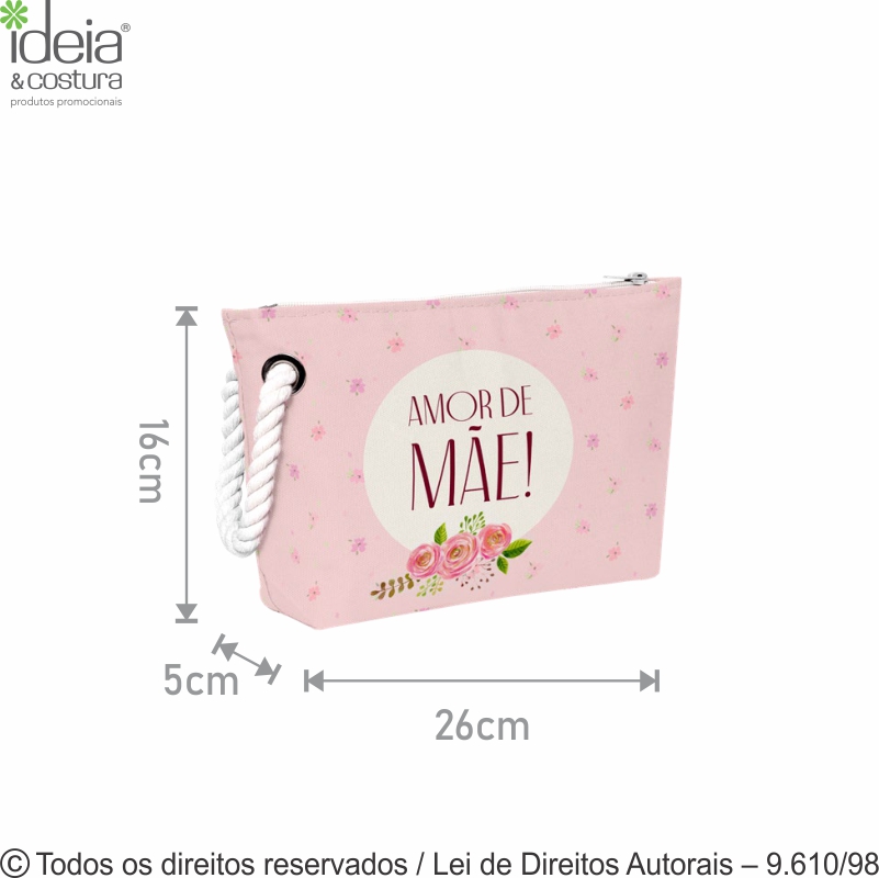 NECESSAIRE PET 150G COM FORRO 26X16X5CM N59P