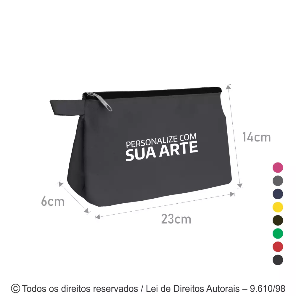 NECESSAIRE DE LONA 240G 23X14X6CM N42LC