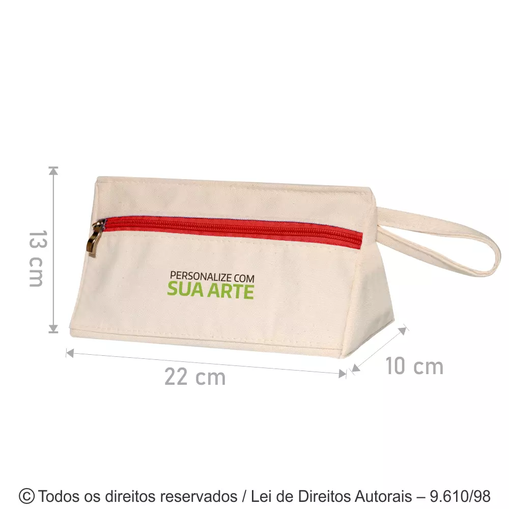 NECESSAIRE DE LONA 410G 22X13X10CM N105LP