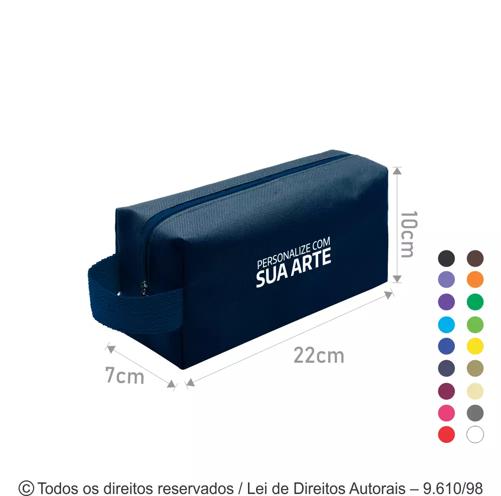 NECESSAIRE DE NYLON 22X10X7CM N6