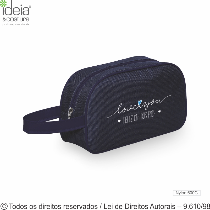 NECESSAIRE DE NYLON 25X15X8CM N17NPVC