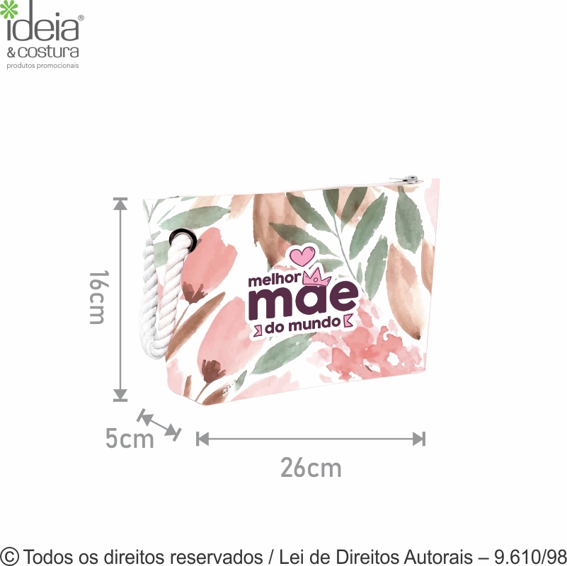 NECESSAIRE PET 150G COM FORRO 26X16X5CM N59P