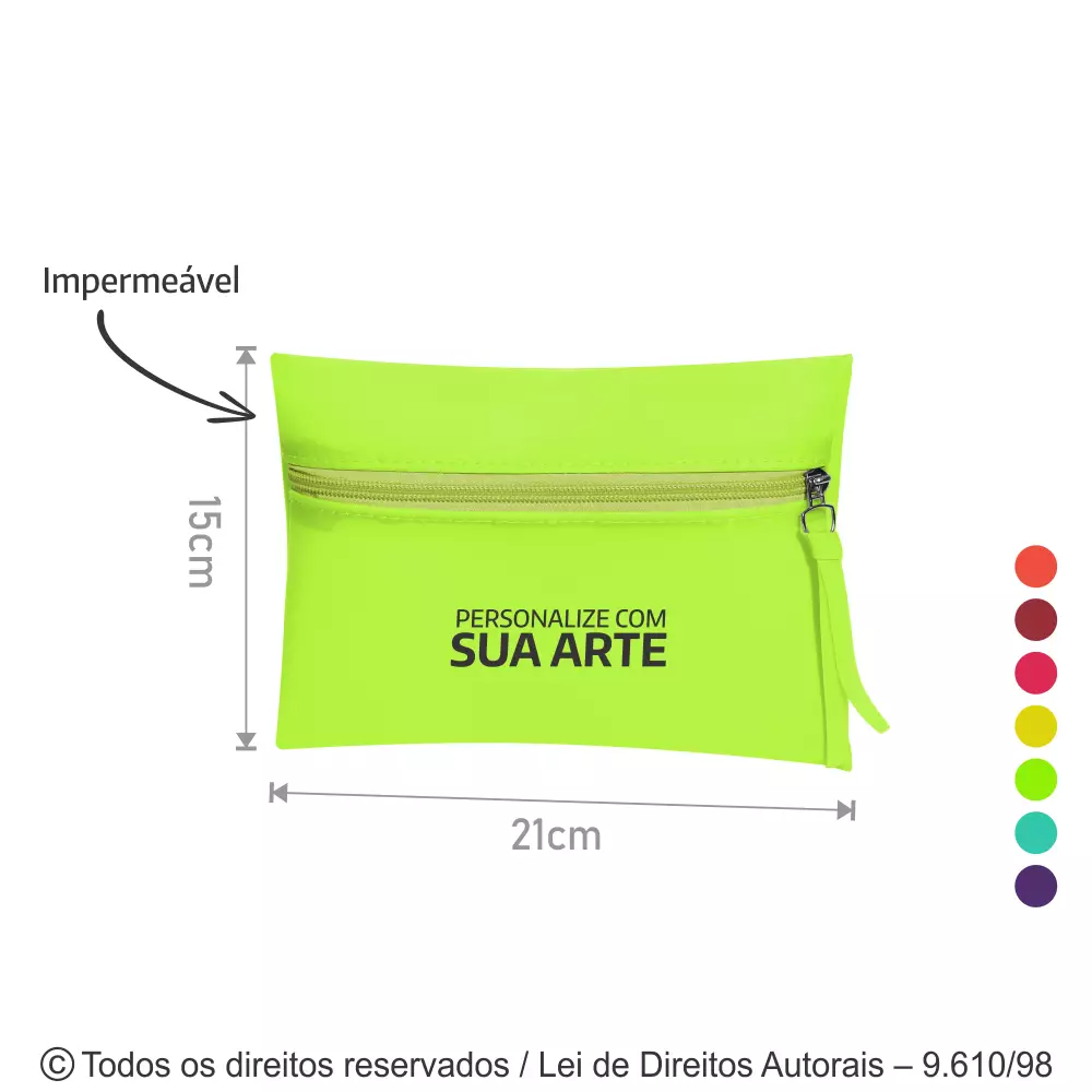 NECESSAIRE PVC COLUMBIA 0.7 21X15CM N64