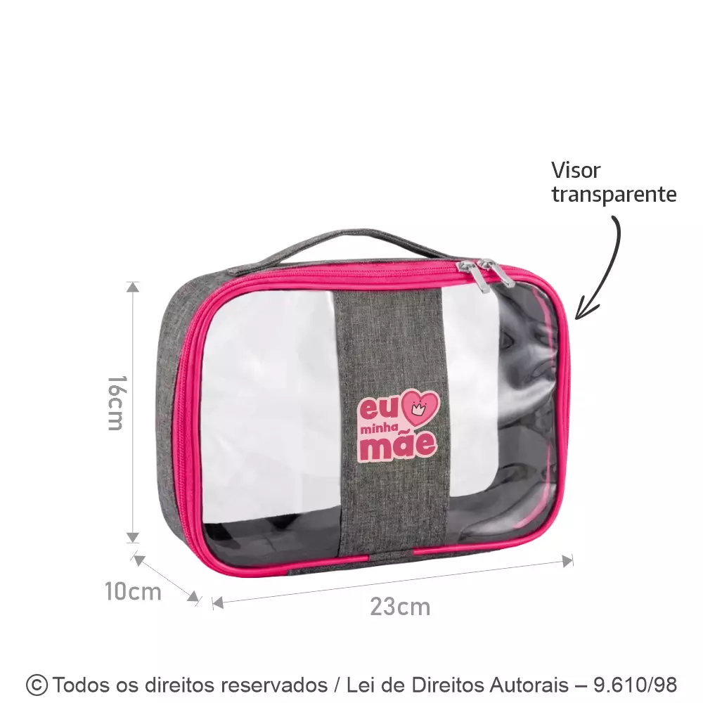 ORGANIZADOR DE MESCLA 23X16X10CM  VISOR CRISTAL 514PVCM