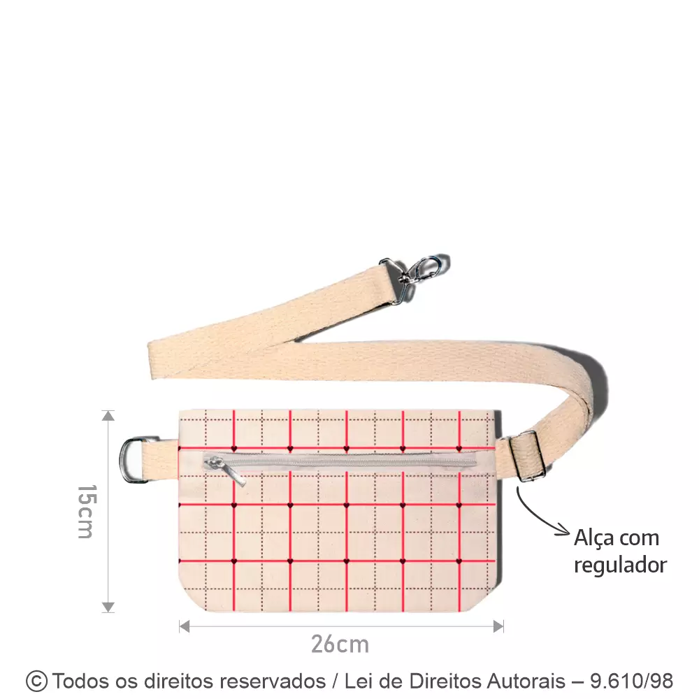 POCHETE DE LONA 26X15CM N99LP