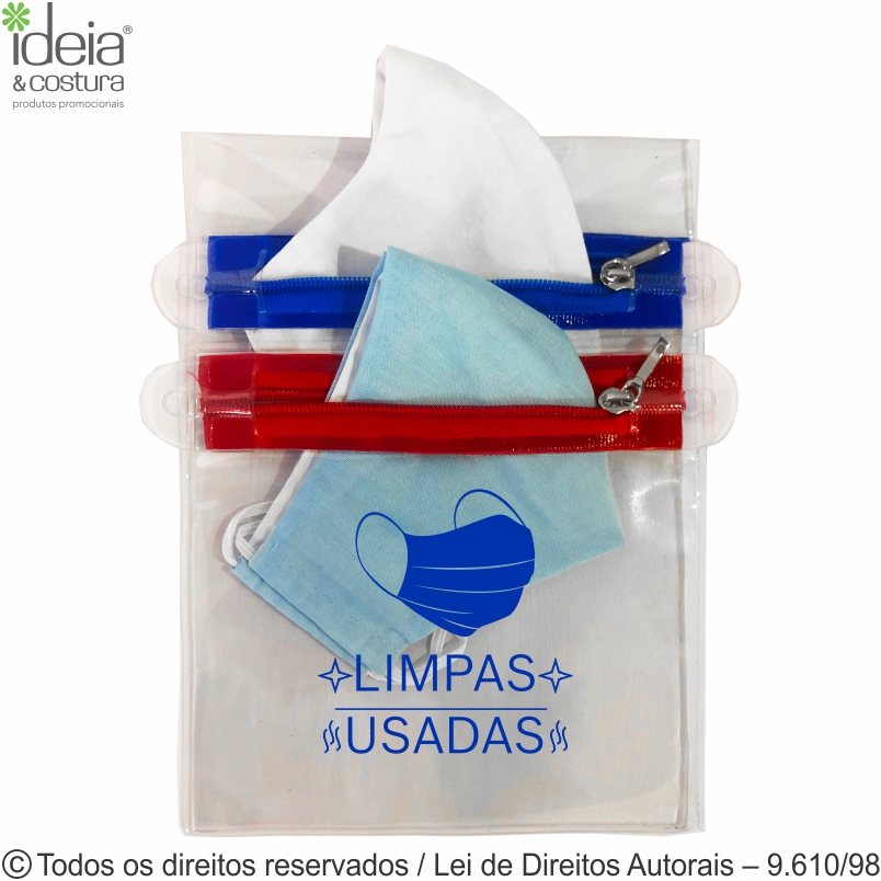 PORTA MASCARA DE PVC 10 19,5x24,5 CRISTAL N61S