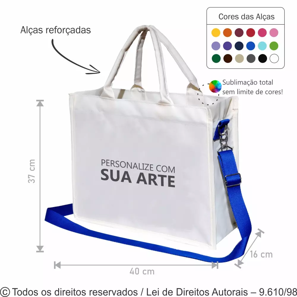 SACOLA DE CORDOBA 40X32X15CM 310C