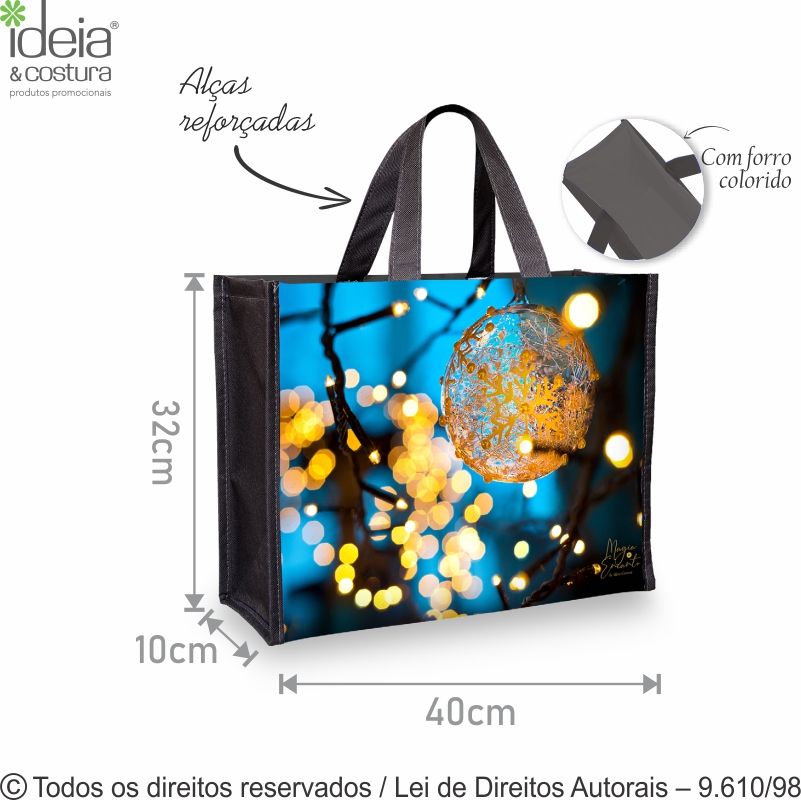 SACOLA DE PET 40X32X10CM 180PFC-1