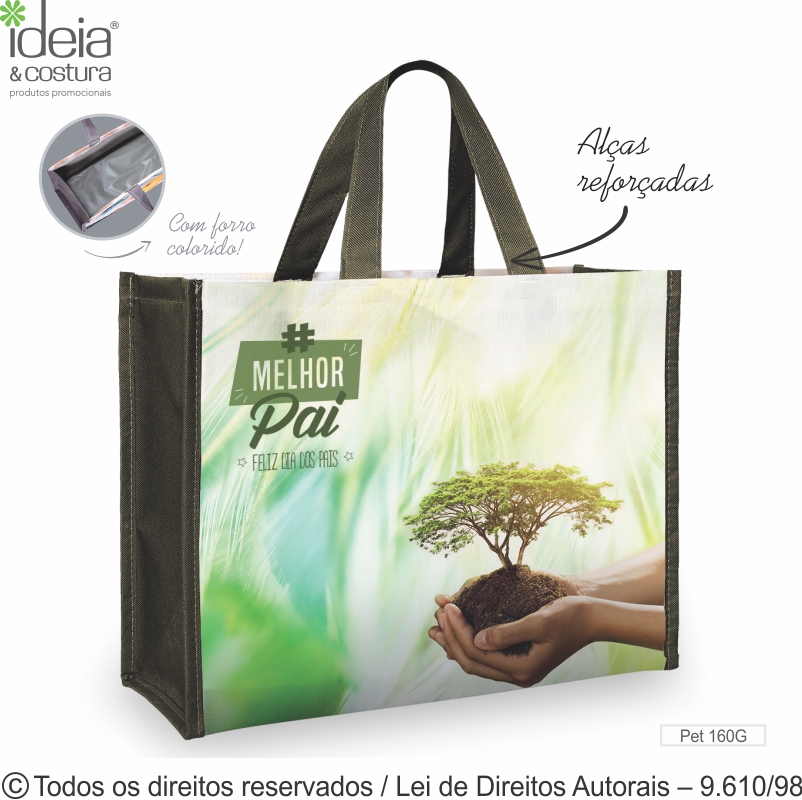 SACOLA DE PET 40X32X10CM 180PFC-1